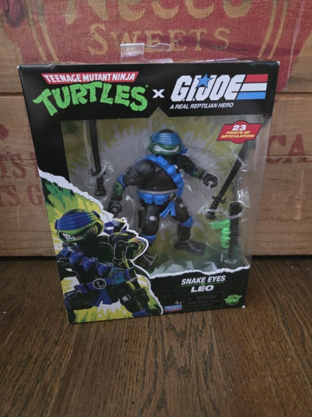 Teenage Mutant Ninja Turtles x G.I. Joe - Snake Eyes x Leo Action Figure (TMNT)